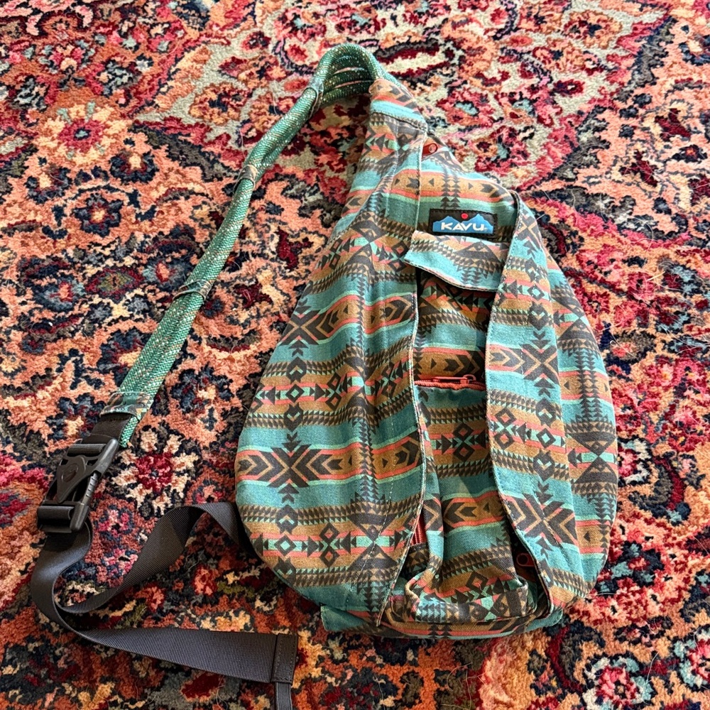 Kavu Multicolor Tribal Sling Bag